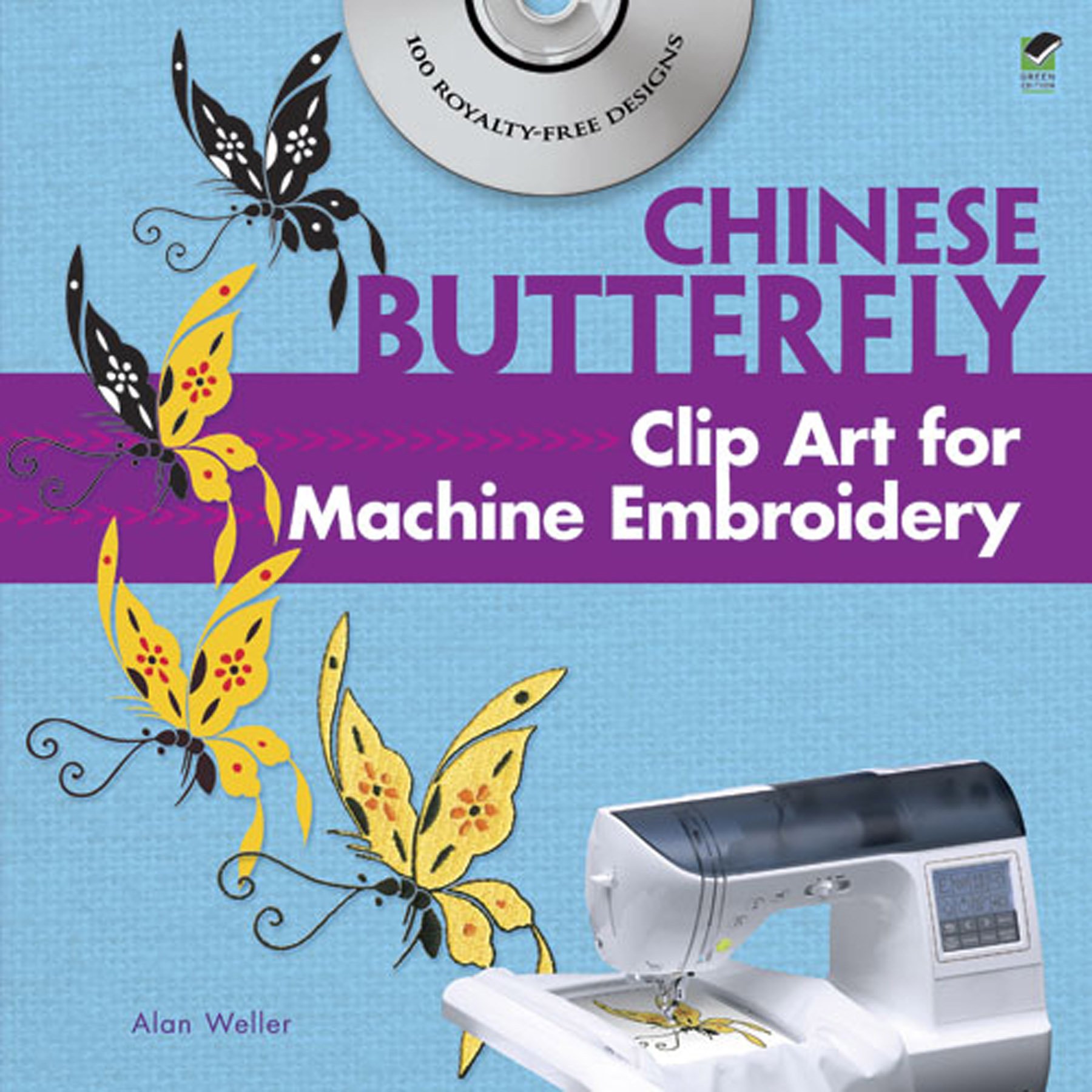 Chinese Butterfly Clip Art For Machine Embroidery Dover Clip Art Embroidery Weller Alan 9780486991122 Amazon Com Books