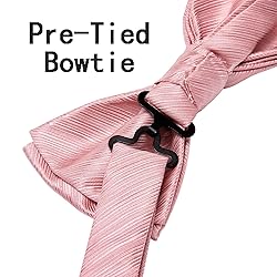 Hi-Tie Mens Suit Vest Bowtie Set Ties for Men V