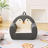MAMAJOVE Kids Chair Comfy Toddler, Soft Baby Chair for Boys & Girls, Portable Toddler Reading Armchair with Removable Washable Sherpa Cover