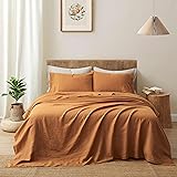 ATLINIA 100% Pure Flax Linen Bedding Set - Stone