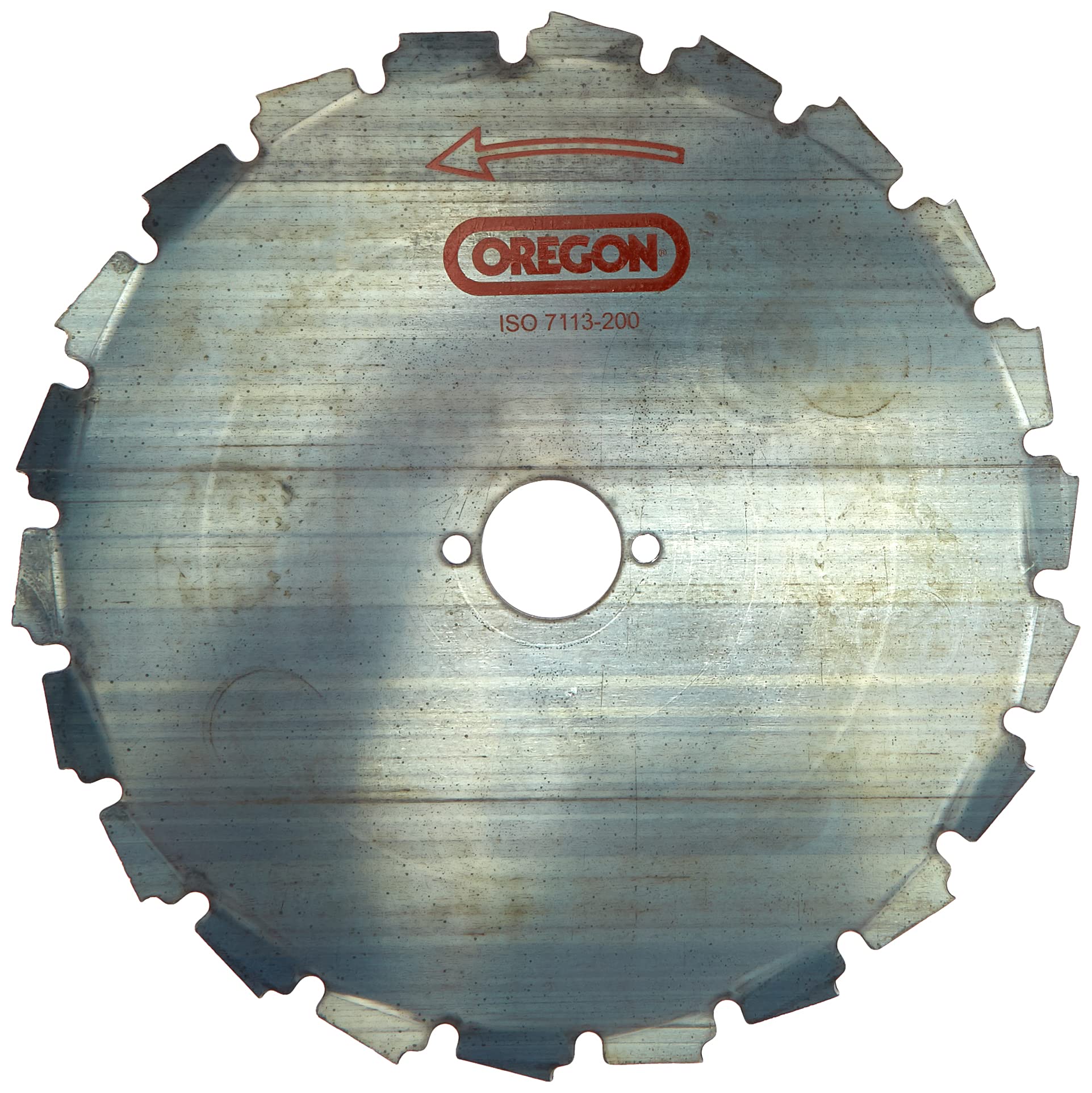 Oregon Brushcutter Saw Blade 200mm,25.4mm Centre Hole for Cutting Thick Woody Vegetation including Stems & Thickets, Professional and Heavy Duty, EIA Type for 30cc+ Trimmers and Larger Clearing Saws