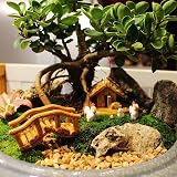 sourcing map Miniature Resin Arch Bridge for Fish Tank & Garden Decor view 5