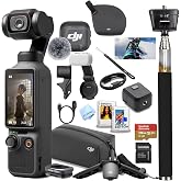 DJI Osmo Pocket 4 Creator Combo, Vlogging Cameras, 4K/240fps Vlog Camera, 3-Axis Stabilization, Active Track 7.0, Mic + Fill 
