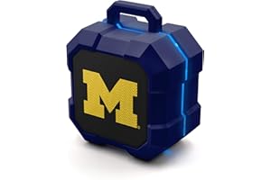 SOAR NCAA Unisex Shockbox LED Wireless Bluetooth Speaker