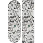 ALAZA 3D Dollar Bills Skateboard Grip Tape Sheets Longboards Griptape 33