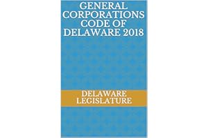 GENERAL CORPORATION LAW OF DELAWARE 2018