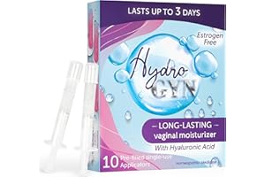 TERRAMED JUST THINK COMFORT Hydro GYN Vaginal Moisturizer | Long Lasting for Vaginal Dryness & Irritation | Hyaluronic Acid & Vitamin E | Feminine Care Hormone Free | Pre and Post Menopausal I 10 Pre Filled Applicators