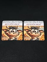 Personalised Fridge Magnet Square 6.5cm x 6.5cm with Photo or Logo view 9