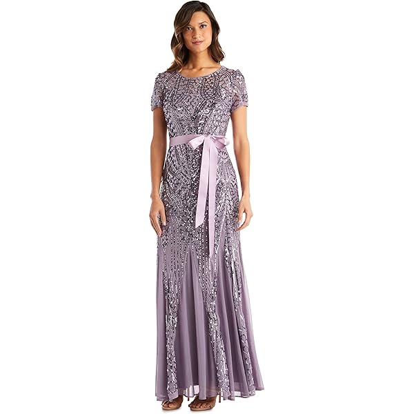 Amazon.com: Alex Evenings Women's Long Fit and Flare Mother of the Bride  Dress with Godet Detail (Petite and Regular Sizes), Rose Gold, 6 :  Clothing, Shoes & Jewelry