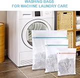 Flintronic Mesh Laundry Bags 5pc Zippered Set for Delicates Bra Lingerie view 8