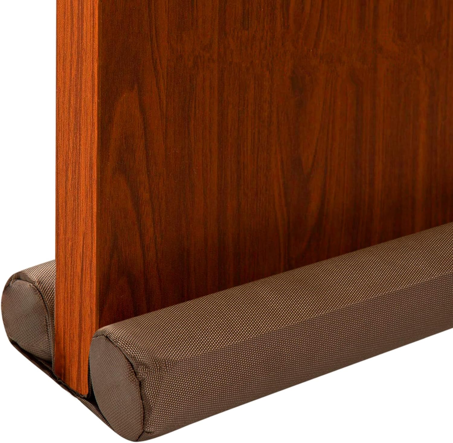 Draft Stoppers - TumiMallody Under Door Draft Stopper, Brown Draft Stoppers Waterpoof Weather Stripping Noise Blocker Adjustable Door Sweeps, Adjustable Size 32-36 Inch (Brown)