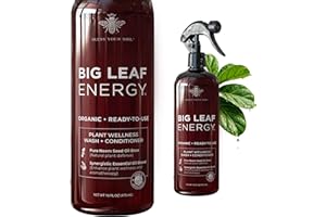 Big Leaf Energy : Organic Neem Oil Spray for Plants + Essential Oils : Ready to Use Plant Wash for Indoor Houseplants & Outdo
