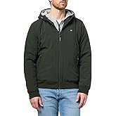 Champion mens Hooded Softshell Bomber Jacket With Bib