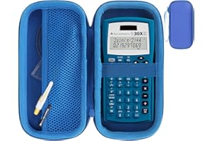RIYADAone Hard Case Replacement for Texas Instruments TI-30XIIS TI-30XS TI-30Xa TI-36X Pro Scientific Calculator Case Only (Blue Case)