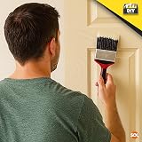 SOL 2pk 4 Inch Paint Brushes – Wide Paint Brush for Walls Decking Fences view 8