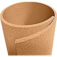 Manton Cork Premium Cork Roll - 4' x 6' x 1/4", 100% Natural Facing Grade Material for Bulletin Boards, Decorative Photo and Message Push Pin Displays - Perfect for Home, School, and Office
