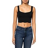 Forever 21 Womens Sweater-Knit Bustier Crop Top