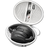 Hard Travel Carrying Case Compatible with Skullcandy Crusher Over-Ear Headphones. (Case Only, Not Include The Device)-Gray(Gray Lining)
