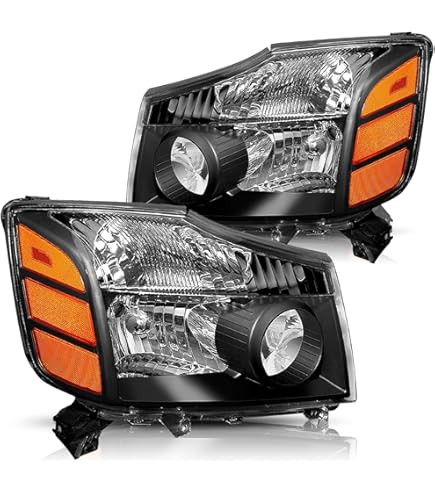 New Headlight Molding Trim Fillers For 2004-2015 Nissan Titan