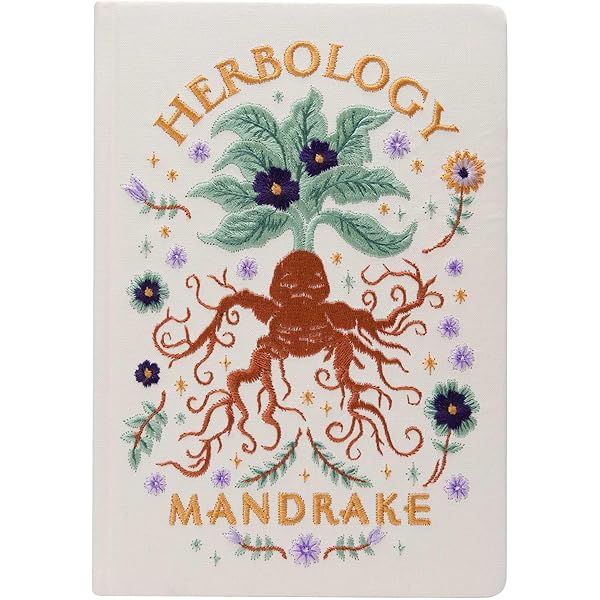 ヘンリー ロシェ パステル 56本＆22本 Amazon.com: Harry Potter: Mandrake Embroidered Journal