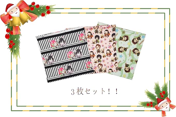 Amazon Aicvhin 鬼滅の刃 生地 しのぶ 和柄 布 3枚セット 48 45cm 滅 小柄 ハギレ 切売カットdiy 手芸 手作り ハンドメイド コスプレ 用品 3枚セットb 布 生地 通販