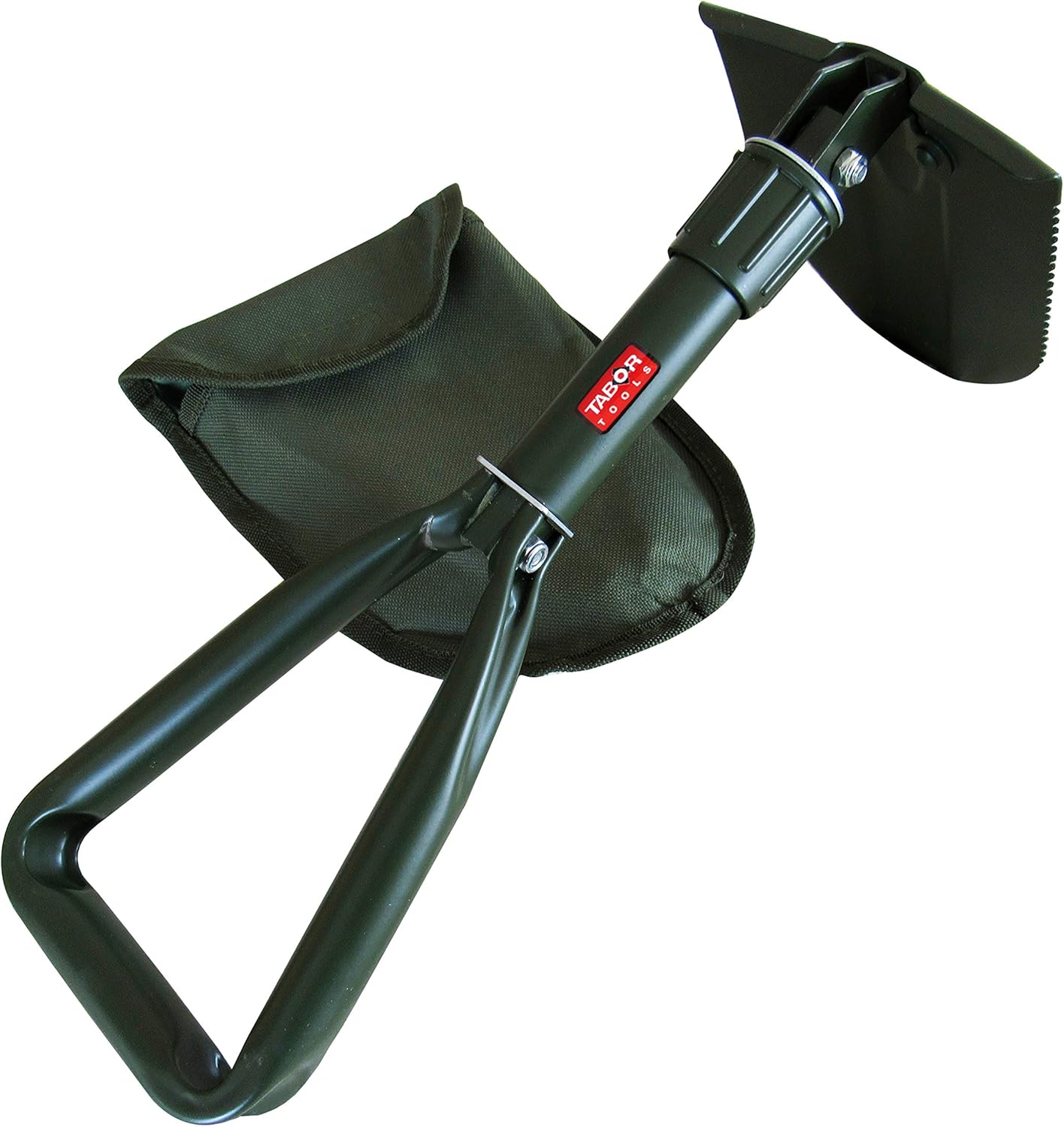 TABOR TOOLS J35A Folding Shovel, Small 18 Inch Survival Spade for Camping, Gardening, SUV Emergencies. Entrenching Trowel Tool with Steel Rugged Edge Blade. Includes Carrying Pouch with Loop. : Garden & Outdoor