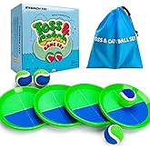 EVERICH TOY Beach Toys Outdoor Games for Kids Ages 3-10-Yard Lawn Games Ball Catch Games Paddle Toss-Upgraded Version Outside