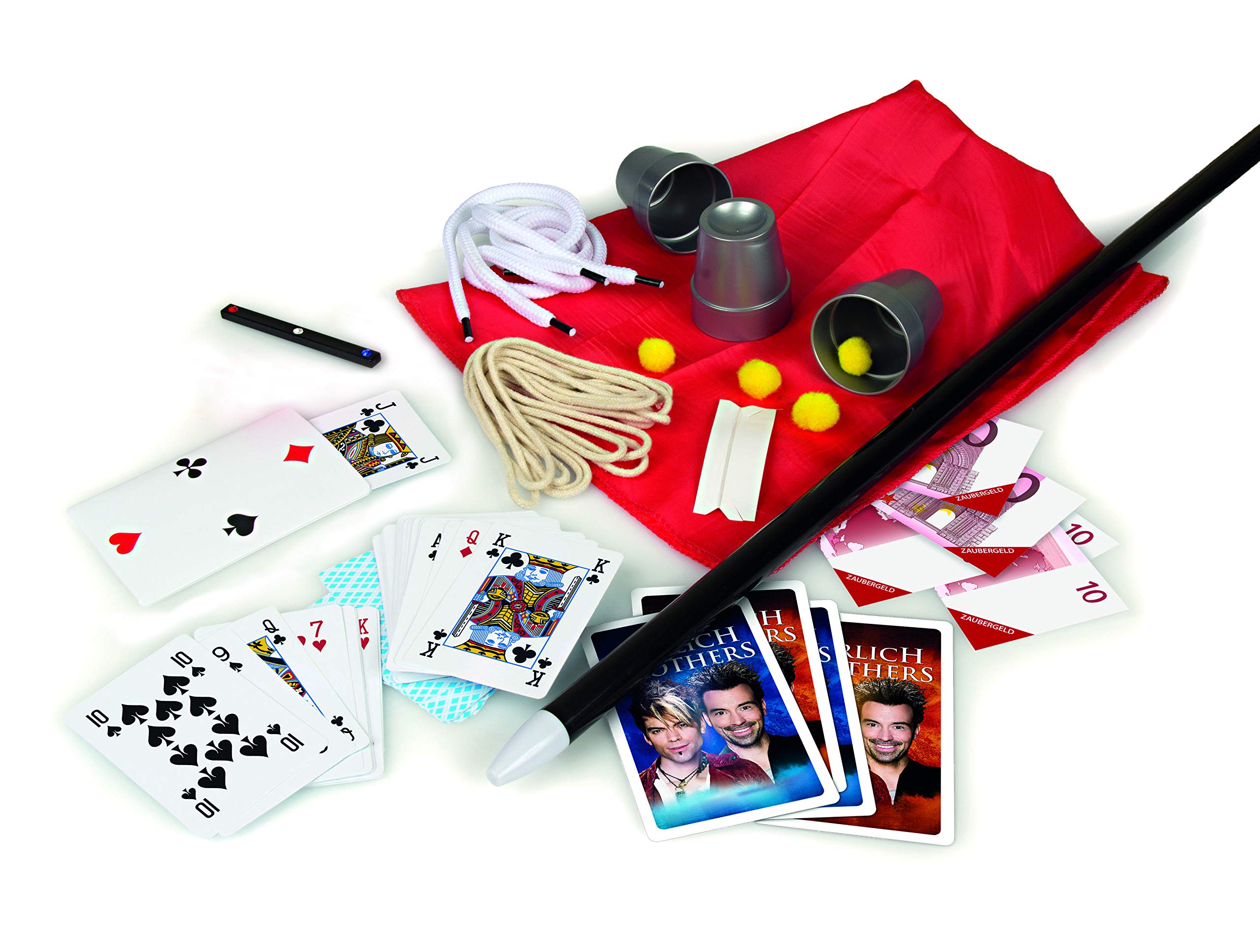 Clementoni Ehrlich Brothers Secrets of Magic - Zauberkasten für Kinder ab 7 Jahren - Magisches Equipment für 30 verblüffende Zaubertricks inkl. 3D Erklärvideos 59312 3
