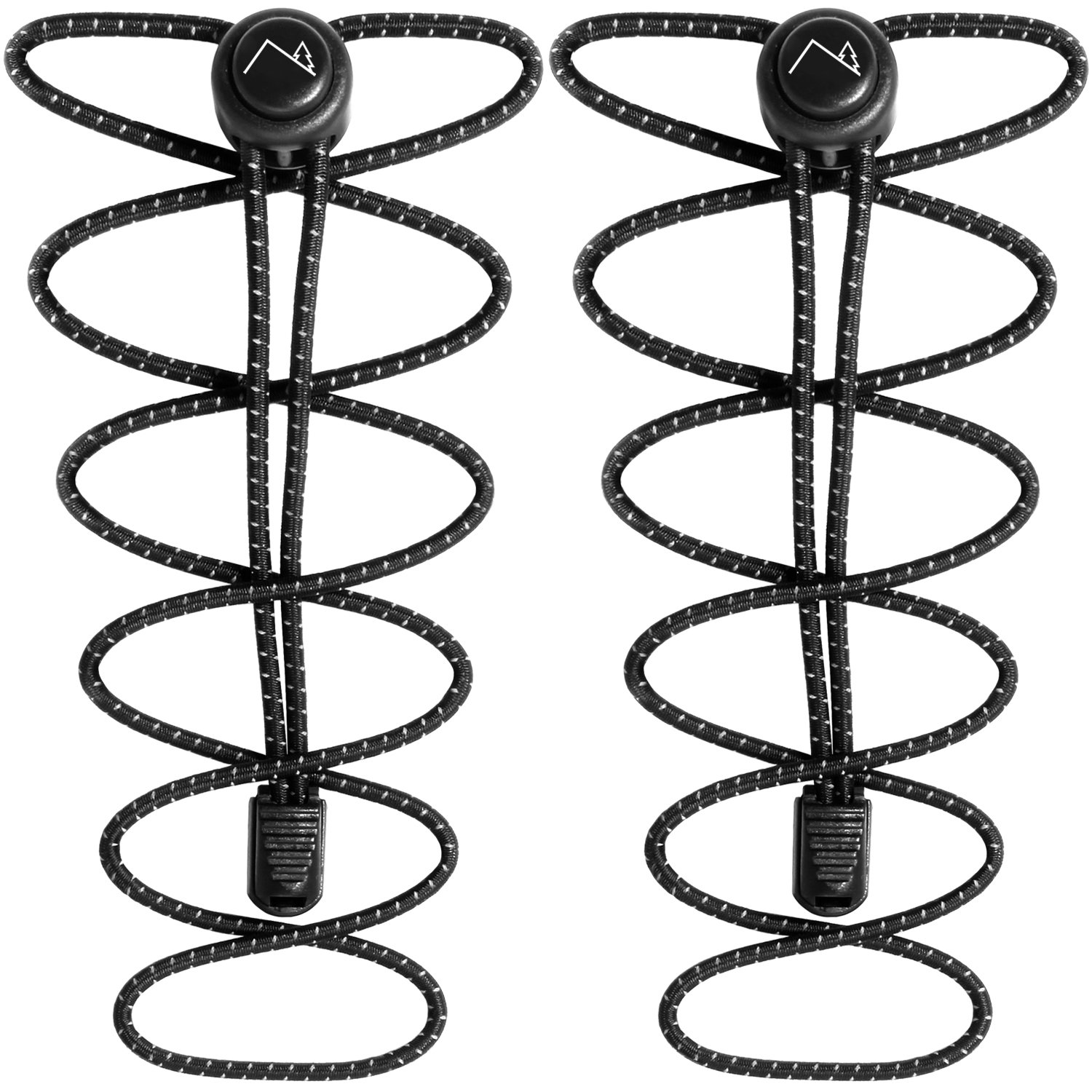 CampTeck No Tie Cordones – Cordones Elásticos con Sistema de Bloqueo ideal