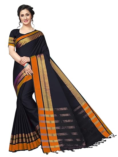 Winza Designer Womens Art Silk Saree With Blouse (JANKAR)
