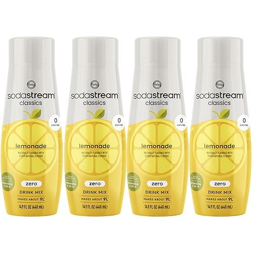 SodaStream SodaStream Zero Lemonade Drink Mix, 14.9 Fl Oz (Pack of 4)