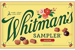 Whitman's Sampler Chocolate Gift Box of Assorted Chocolates, 36 Ounce (72 Pieces)