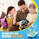 EUTOYZ Walkie Talkie Outdoor Toys for Kids 4-10 Yellow Blue view 6