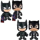 The Batman™ and Selina Kyle 11-Inch Small Plush Toys 2-Pack, The Batman™ Movie, Kids Toys for Ages 3 Up, Amazon Exclusive by Just Play