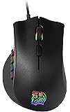 Thermaltake Tt eSPORTS Nemesis Switch MOBA/MMO/RTS Optical RGB Gaming Mouse, MO-NMS-WDOOBK-01