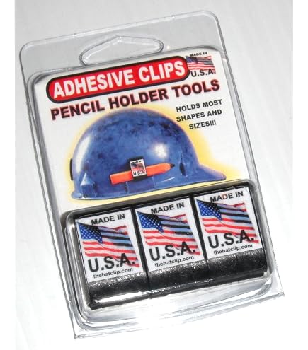 Two (2) Pencil/pen/marker/mini Flashlight Holders for Baseball Cap