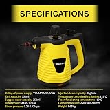 Belaco Handheld Steam Cleaner 1050W with 9 Accessories BS-C388 view 9