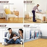 Yes4All EVA Interlocking Mats Puzzle Floor Tiles 12 Tiles 12x12x0.44 in Light view 5