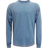 BOCOMAL FR Shirts for Summer 4oz EX Light Weight Flame Resistant Base Layer CAT1 Fire Retardant Crew Shirt