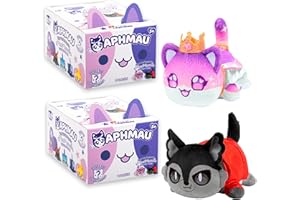 Aphmau 6” MeeMeow Mystery Plush 2 Pack Bundle – Series 6; YouTube Gaming Channel, Blind Box, 10 Possible Friends, Friends MeeMeows, Official Merch
