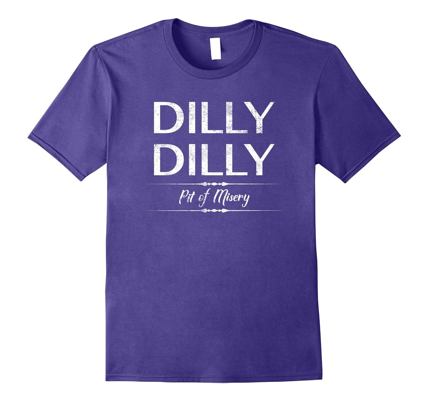 Distressed Dilly Dilly Pit of Misery Light Beer T-Shirt-Rose