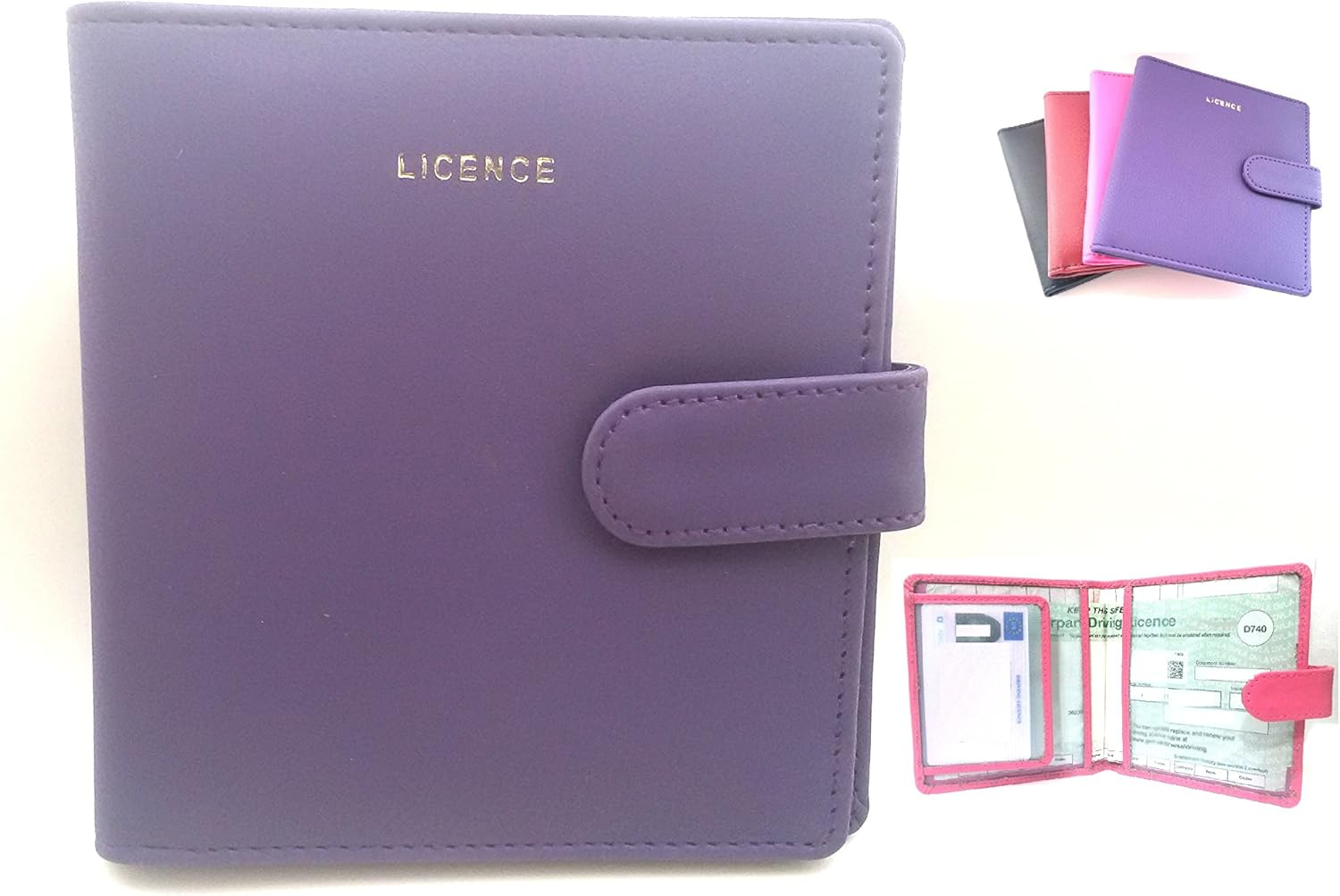 AKSHIDE Looped Leather Driving Licence Holder/Driving Licence Cover