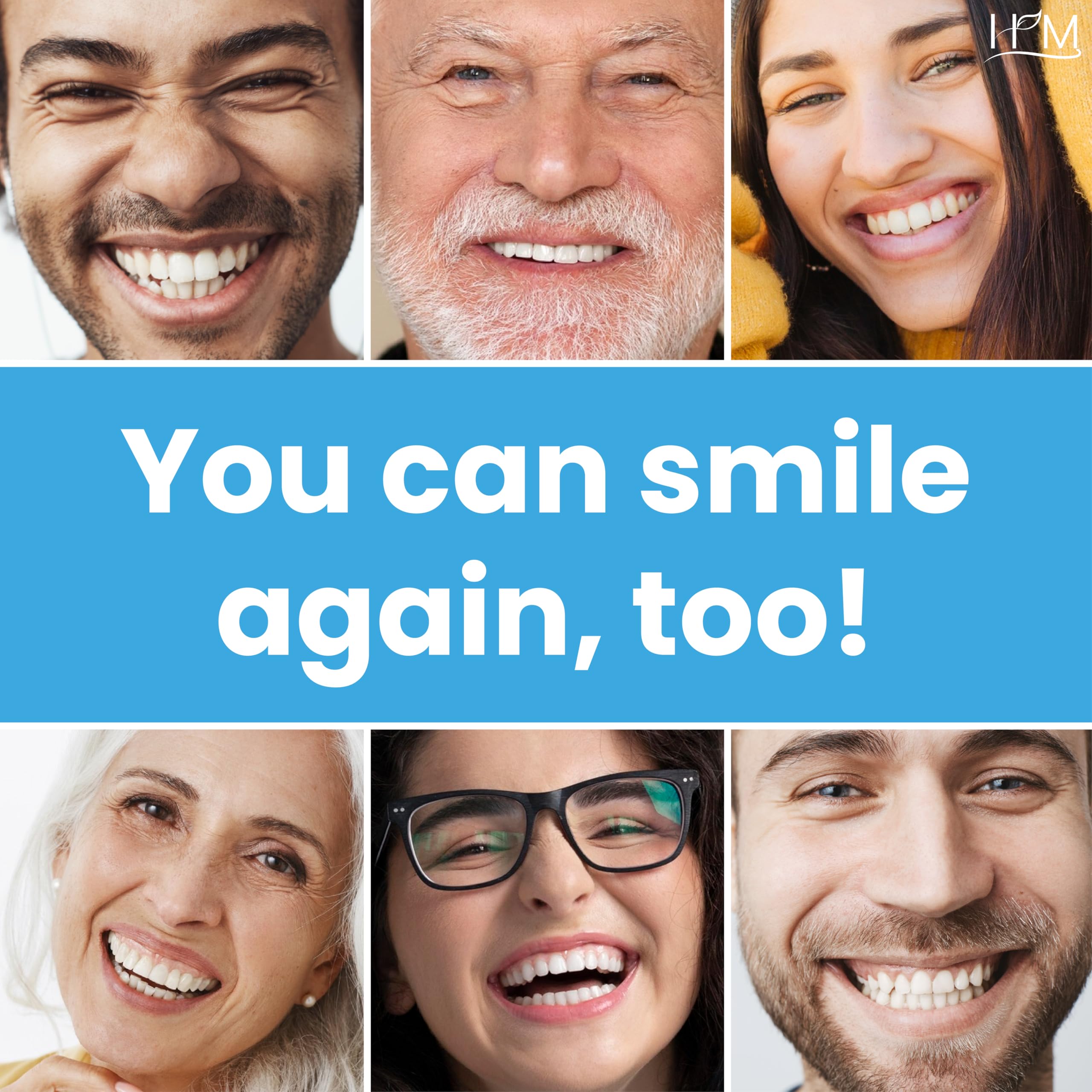 HM Zinc Oxide Eugenol Dental Cement Kit | Super Adhesive | Instant Tooth Repair, Cap, Crown & Bridge Filling | DIY, Self Curing, Sturdy & High Strength |Universal Shade| Emergency Dental Care | 1 Box