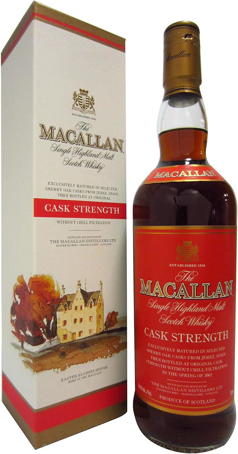 Macallan Cask Strength Red Label Usa Release Whisky Amazon Co Uk Beer Wine Spirits
