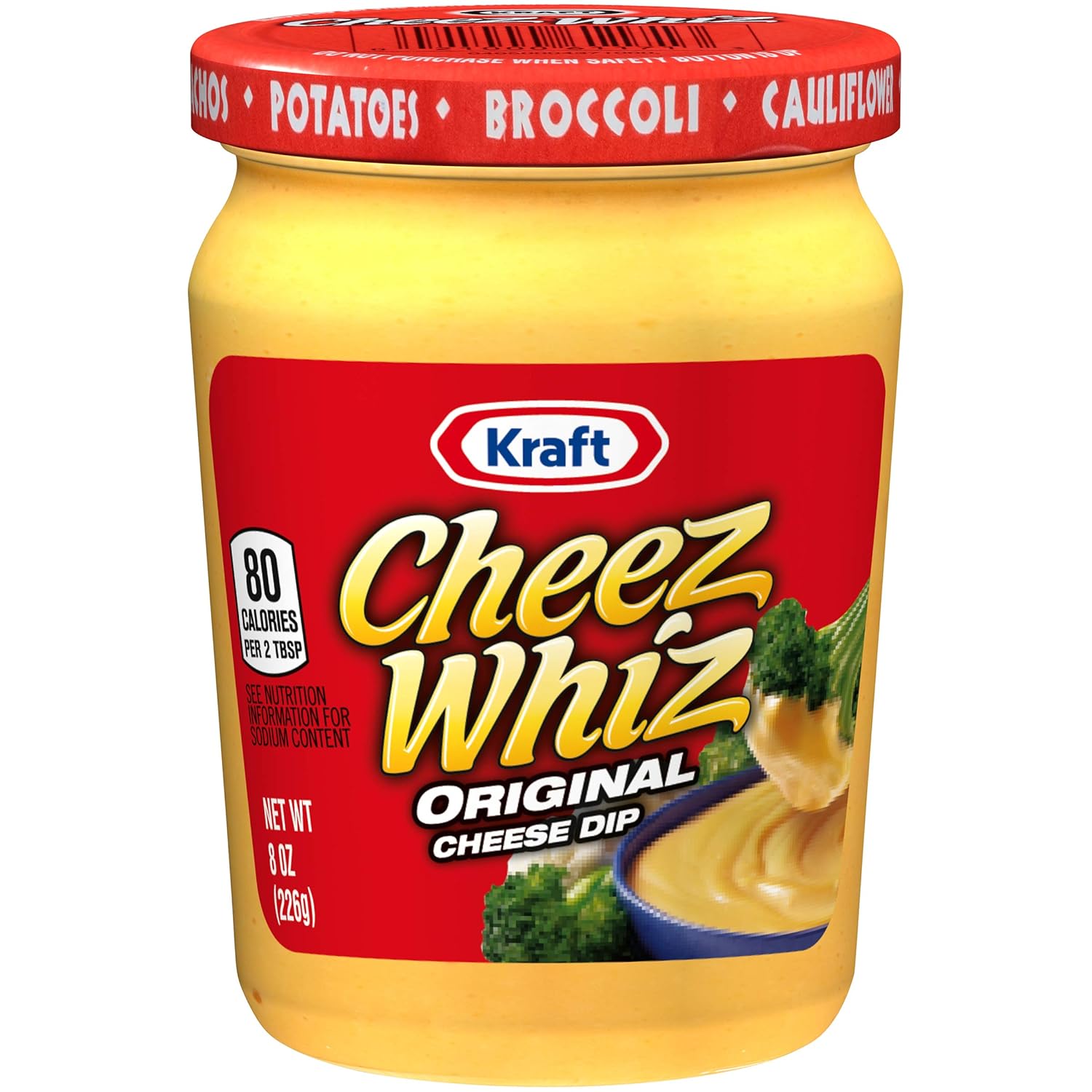 Amazon Com Cheez Whiz Original Plain Cheese Dip 8 Oz Jar Grocery Gourmet Food
