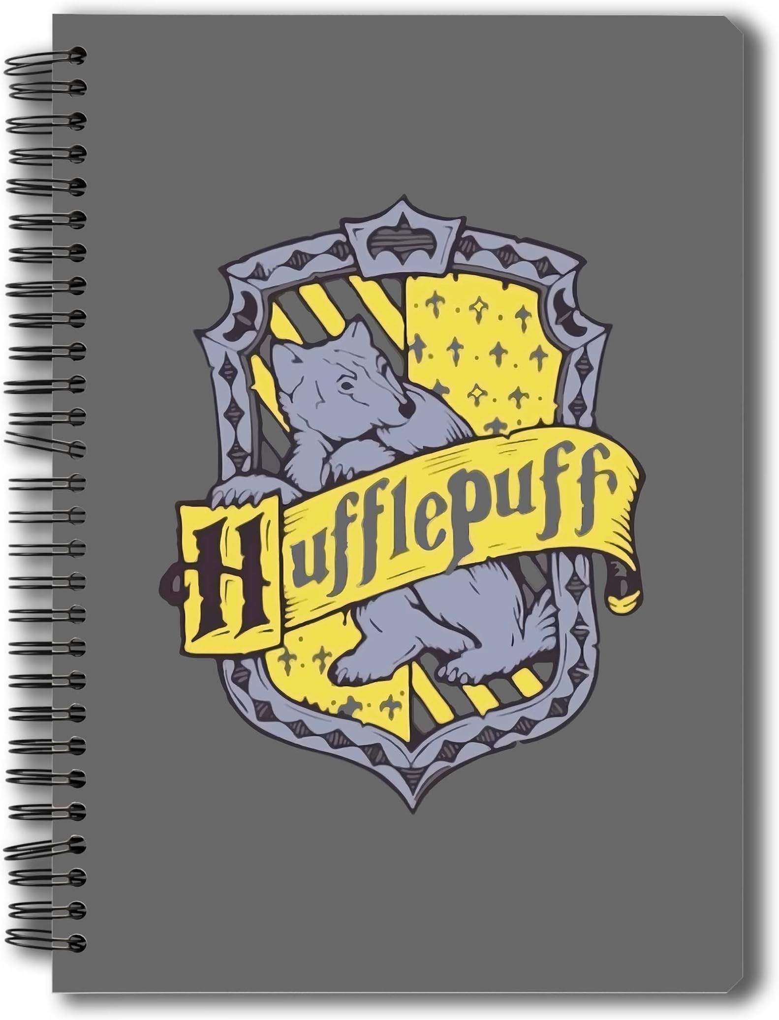 MCSID RAZZ- Harry Potter Hufflepuff Notebook A5 Officially Licensed by Warner Bros, USA