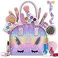 Beayuck Kids Makeup Kit for Girl-Washable Makeup for Kids with Colorful Unicorn Bag,Toddler Girl Toys Pretend Makeup Beauty Set Toys, Birthday Gifts for Girls at The Age of 3,4,5,6,7,8,9,10