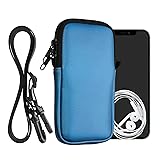 kwmobile Neoprene Phone Bag XXL - 7" - 6.9 x 3.3