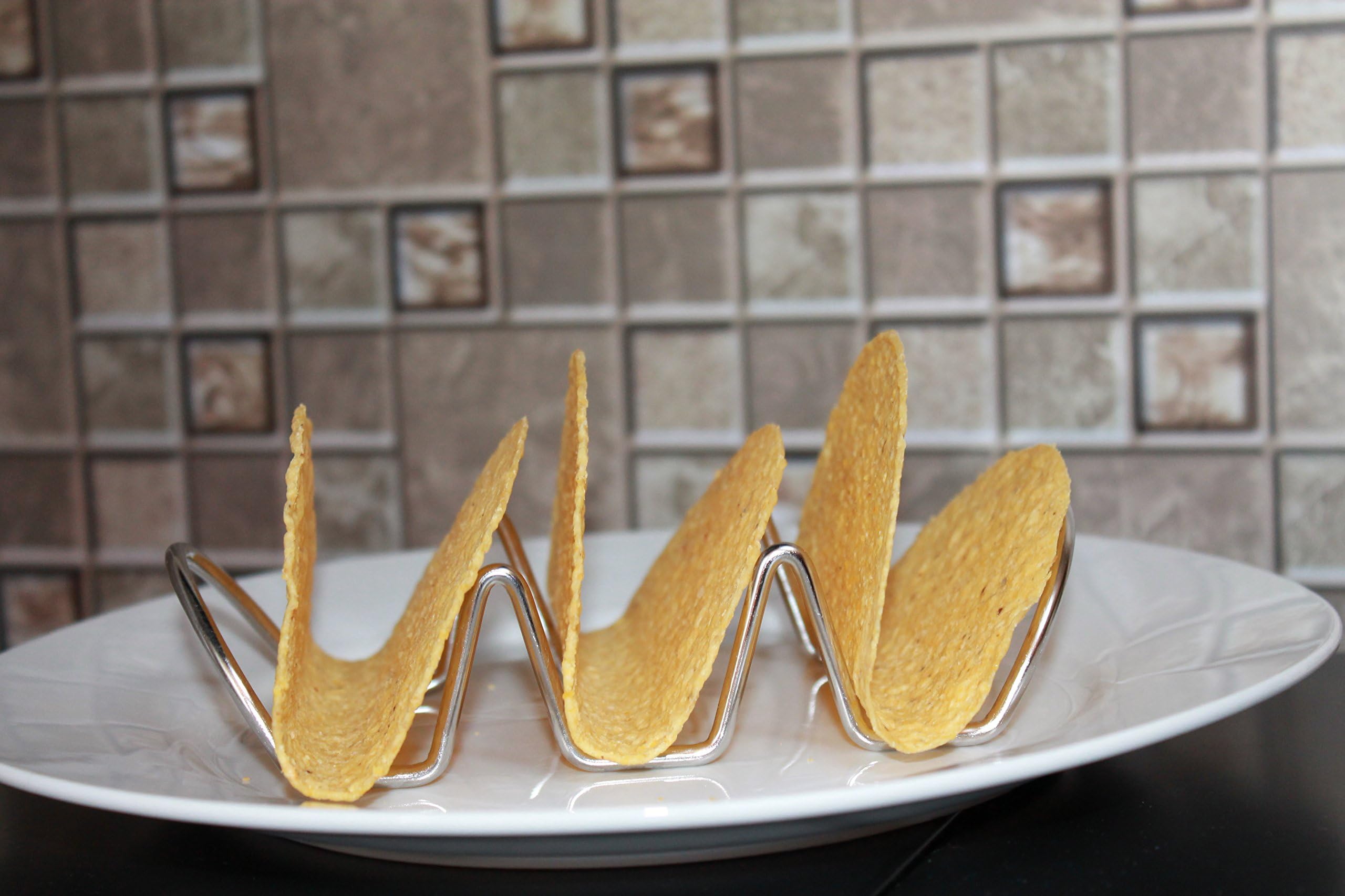 PARTY 2 PACK - Stainless Steel Taco Holders - 3 TACOS PER HOLDER