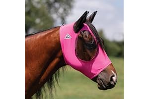 Professional's Choice Comfort-Fit Fly Mask | Smooth, Stretchy Material | Mesh Around The Eyes and Ears Allows for Clear Vision and Keeps Flies and Bugs Away
